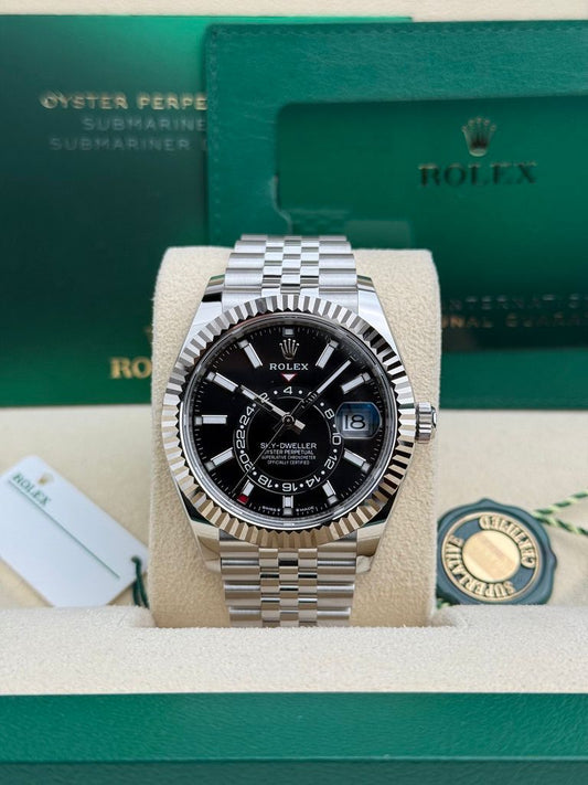 Black dial Rolex Sky-Dweller jubilee ref. 336934